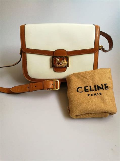 vintage celine horse carriage bag|Celine Horse Carriage Vintage Bag .